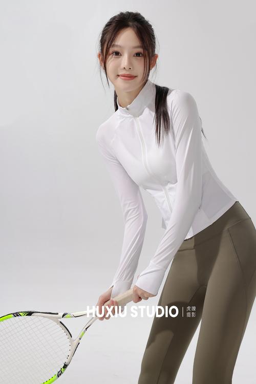 运动少女服装拍摄